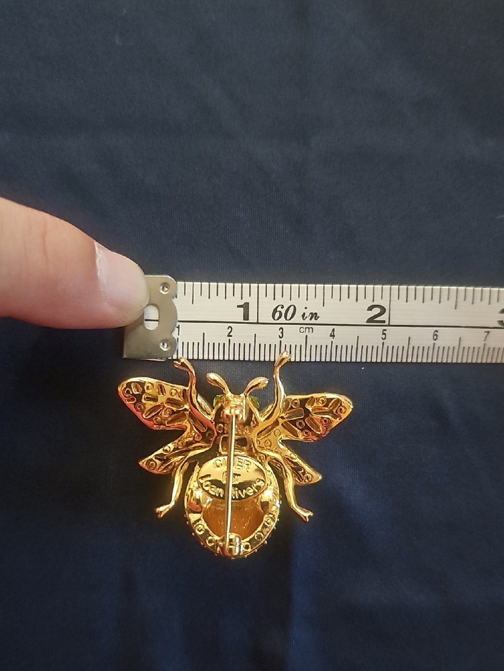 CINER for Joan Rivers Colorful Pave Bee Brooch Pin - Picture 12 of 16